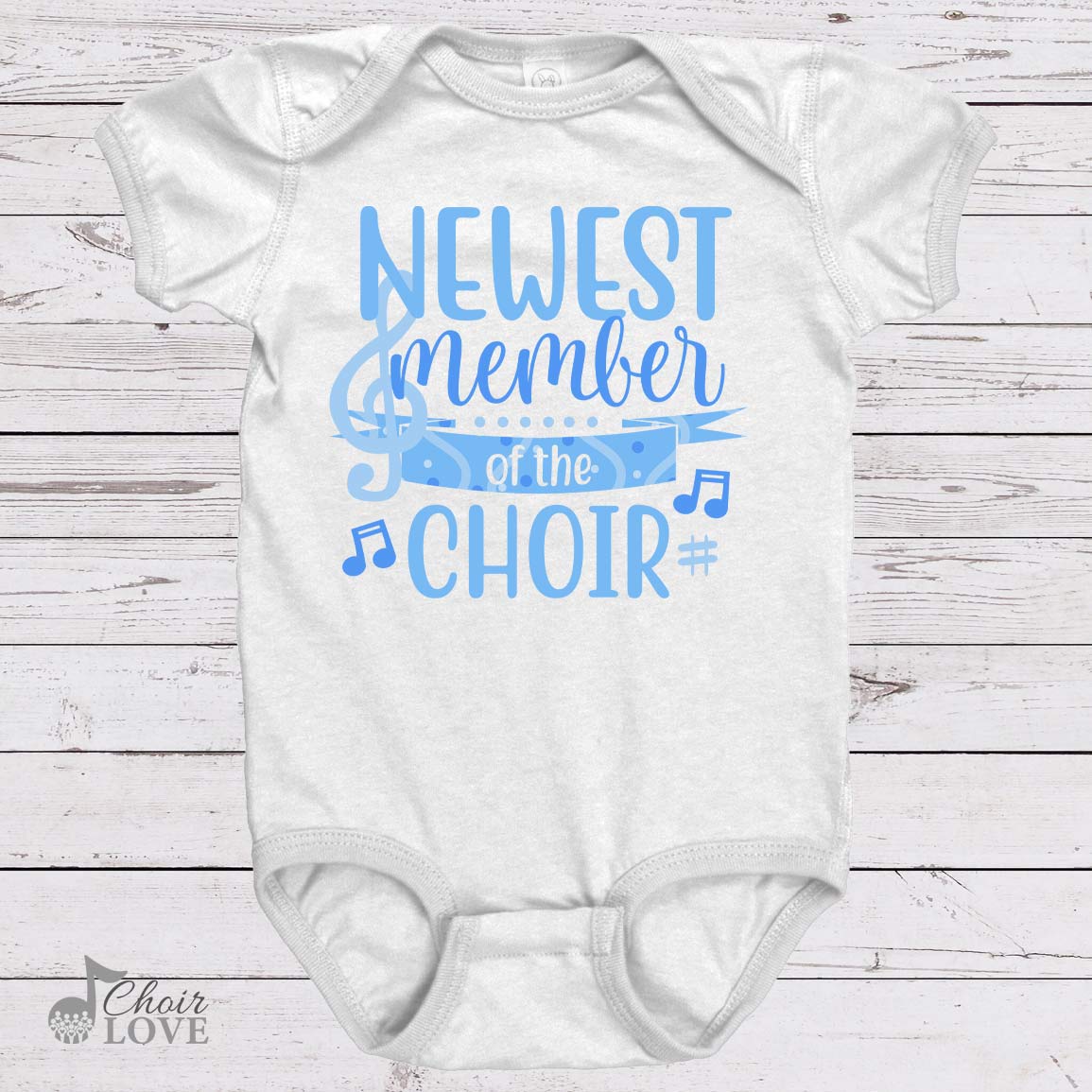 Gift For Baby, Baby Gift, Singing Gift, Newest Member Of The Choir Baby Bodysuit