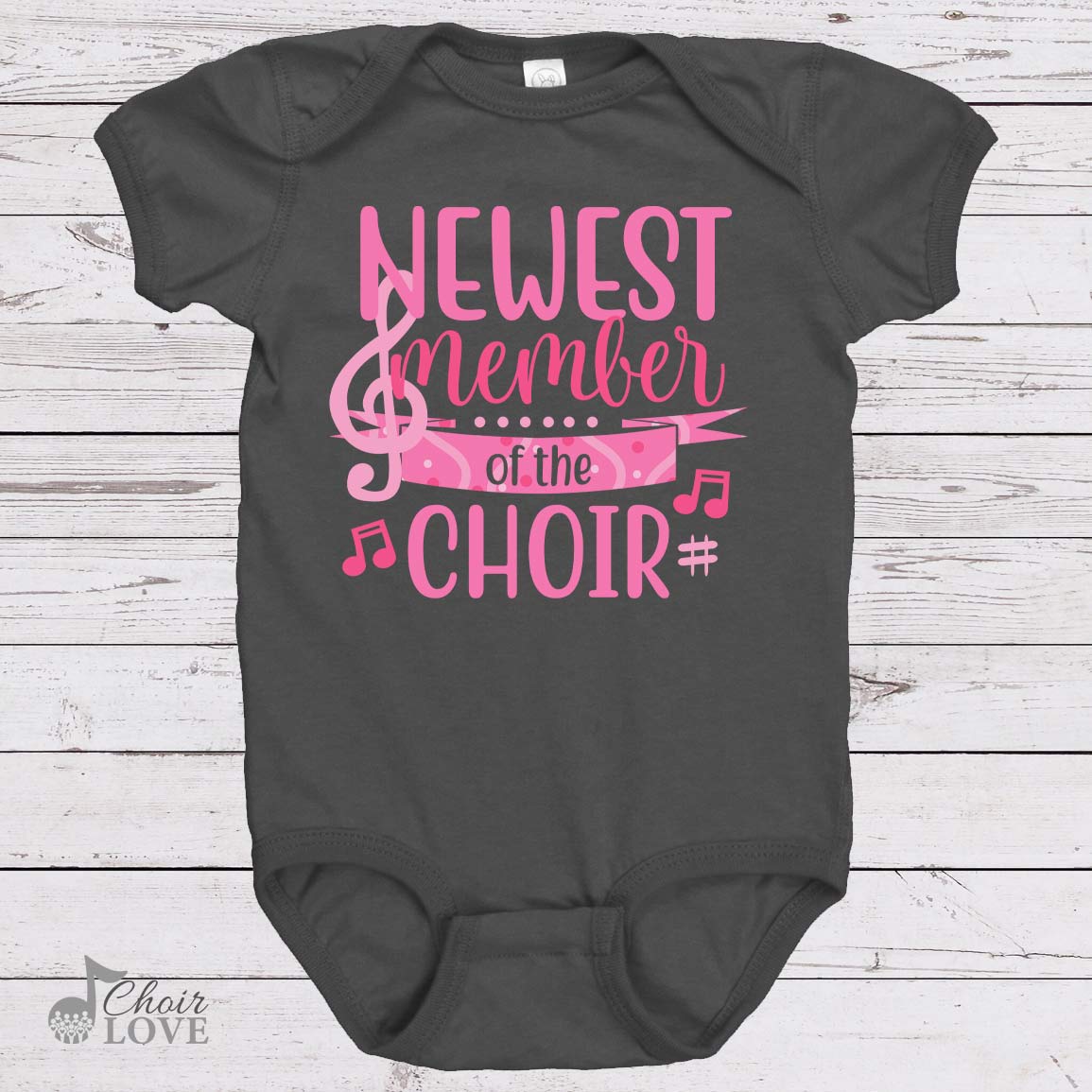 Baby Gift, Gift For Baby, Singing Gift, Newest Member Of The Choir Baby Bodysuit