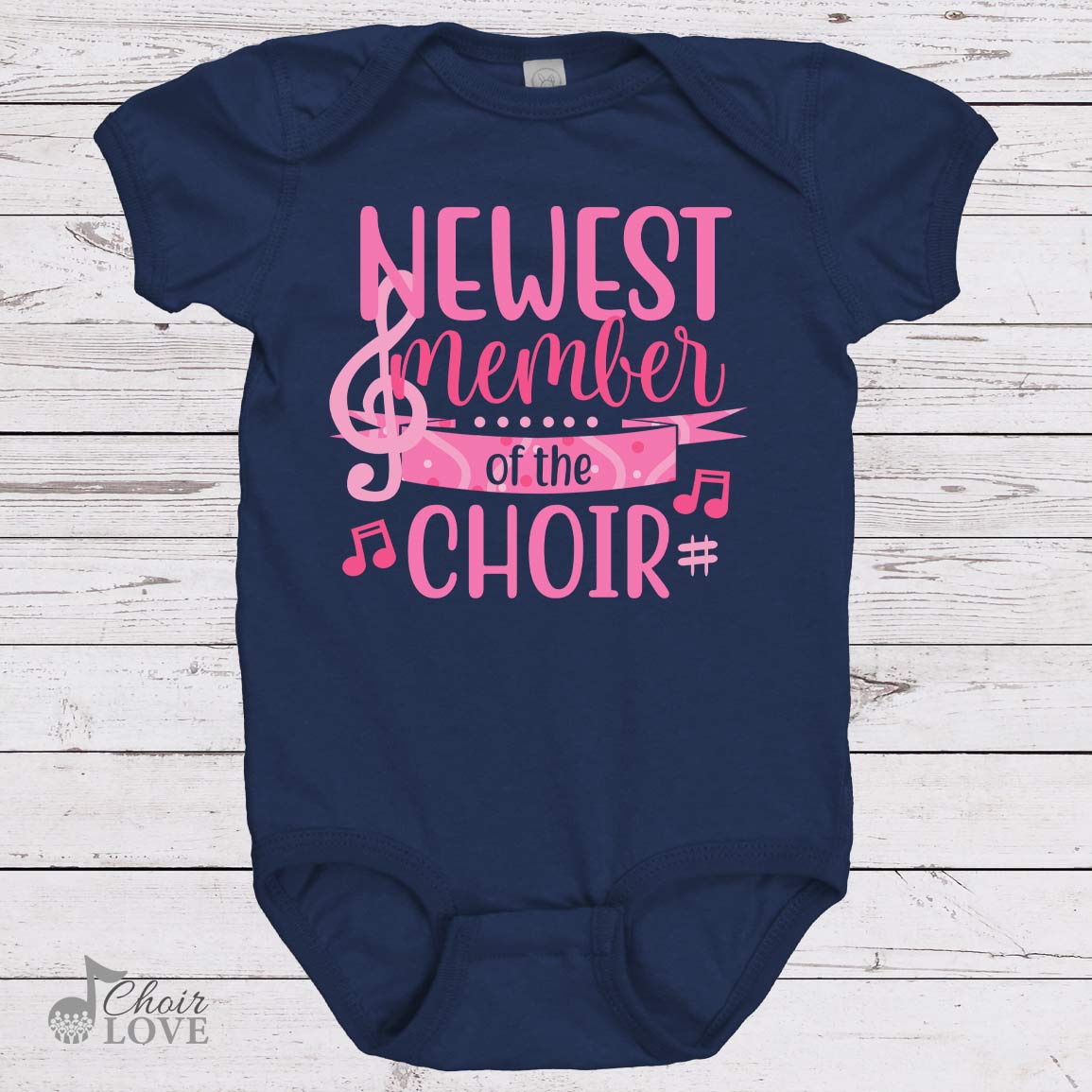 Baby Gift, Gift For Baby, Singing Gift, Newest Member Of The Choir Baby Bodysuit