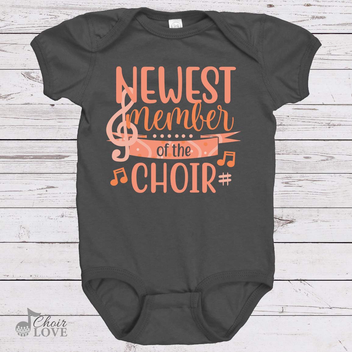 Baby Gift, Gift For Baby, Singing Gift, Newest Member Of The Choir Unisex Baby Bodysuit