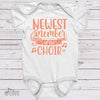 Baby Gift, Gift For Baby, Singing Gift, Newest Member Of The Choir Unisex Baby Bodysuit