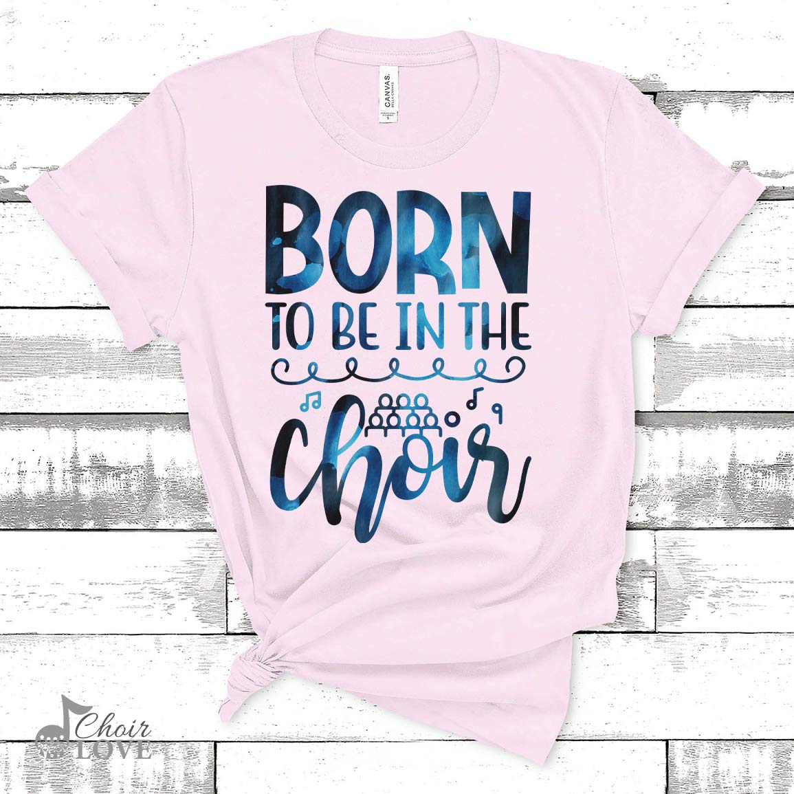 Singer Shirt, Choir Gift, Choir Director Gift, Born To Be In The Choir Unisex Jersey Short-Sleeve T-Shirt