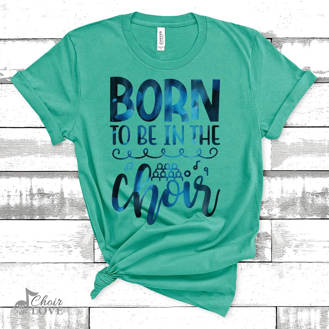 Singer Shirt, Choir Gift, Choir Director Gift, Born To Be In The Choir Unisex Jersey Short-Sleeve T-Shirt