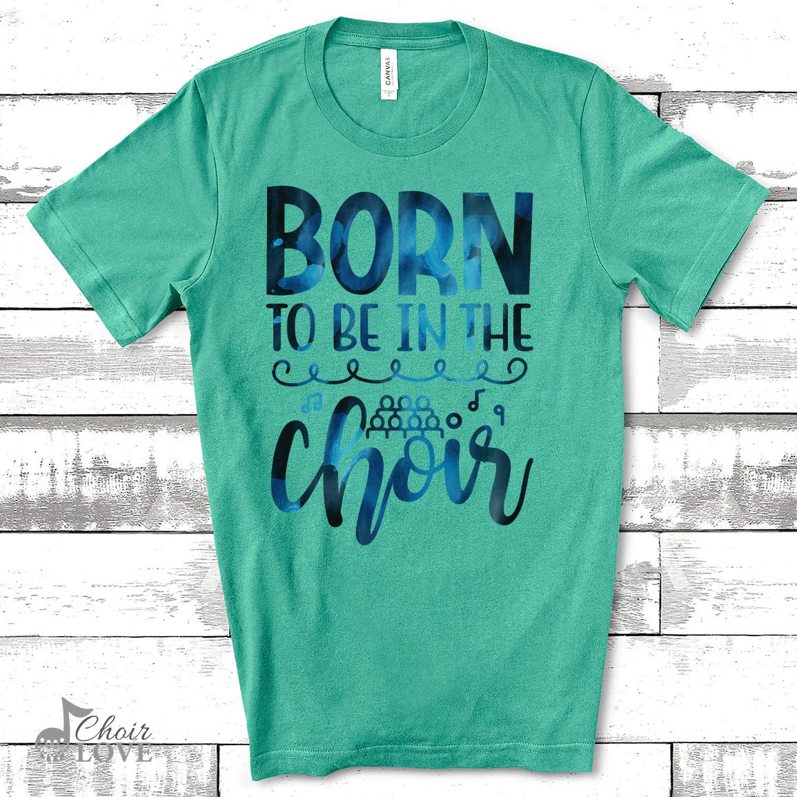 Singer Shirt, Choir Gift, Choir Director Gift, Born To Be In The Choir Unisex Jersey Short-Sleeve T-Shirt