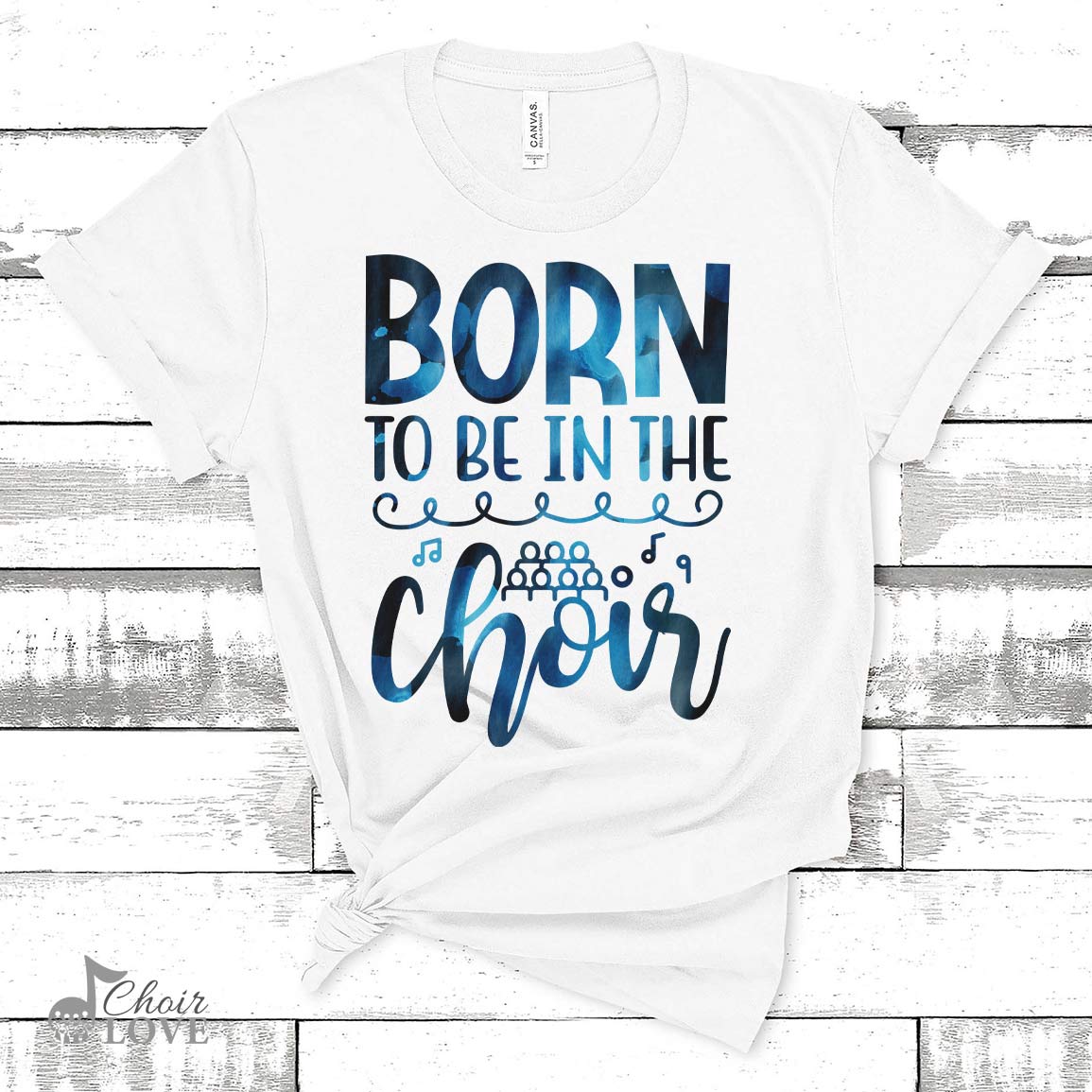 Singer Shirt, Choir Gift, Choir Director Gift, Born To Be In The Choir Unisex Jersey Short-Sleeve T-Shirt