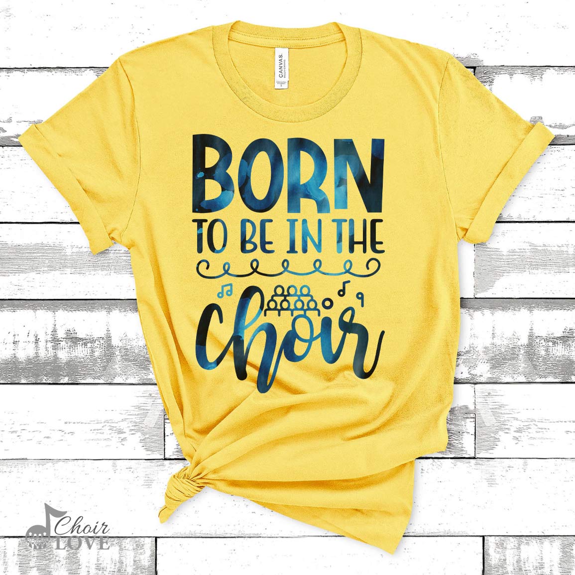 Singer Shirt, Choir Gift, Choir Director Gift, Born To Be In The Choir Unisex Jersey Short-Sleeve T-Shirt