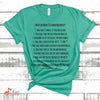 Music Gift, Gifts For Singer, Choir, Church Choir, Chorus, Choir Anthem 10 Commandments Unisex Jersey Short-Sleeve T-Shirt