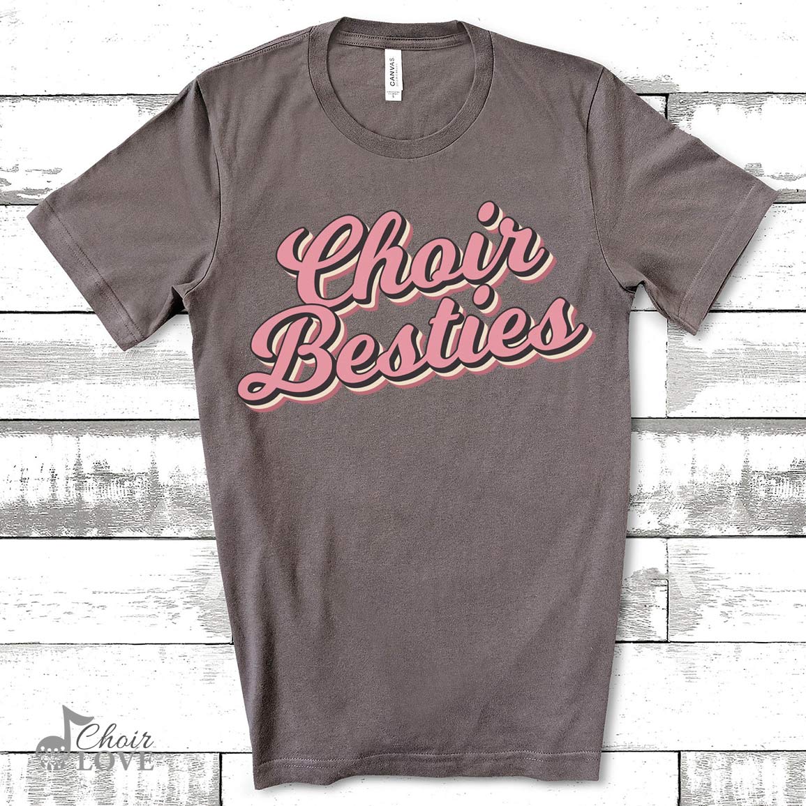 Gift For Best Friend, Choir Gift, Singer Gift, Choir Besties Unisex Jersey Short-Sleeve T-Shirt