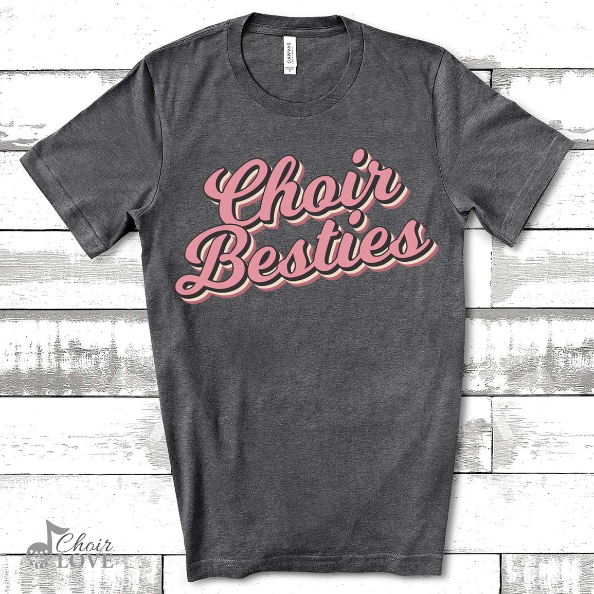 Gift For Best Friend, Choir Gift, Singer Gift, Choir Besties Unisex Jersey Short-Sleeve T-Shirt