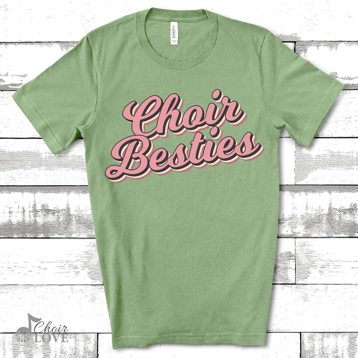 Gift For Best Friend, Choir Gift, Singer Gift, Choir Besties Unisex Jersey Short-Sleeve T-Shirt