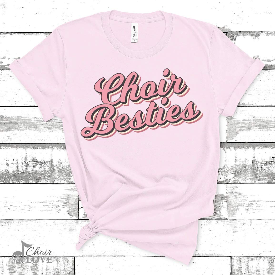 Gift For Best Friend, Choir Gift, Singer Gift, Choir Besties Unisex Jersey Short-Sleeve T-Shirt