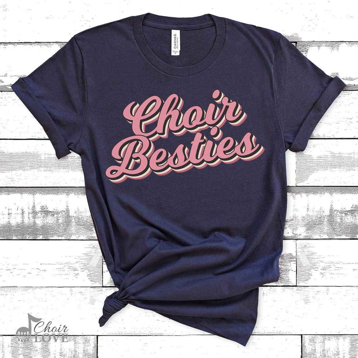 Gift For Best Friend, Choir Gift, Singer Gift, Choir Besties Unisex Jersey Short-Sleeve T-Shirt