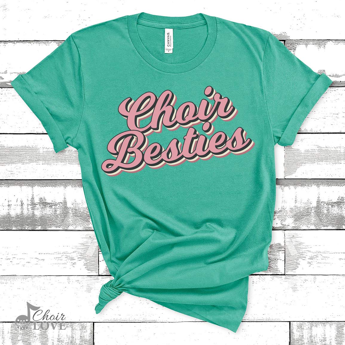 Gift For Best Friend, Choir Gift, Singer Gift, Choir Besties Unisex Jersey Short-Sleeve T-Shirt