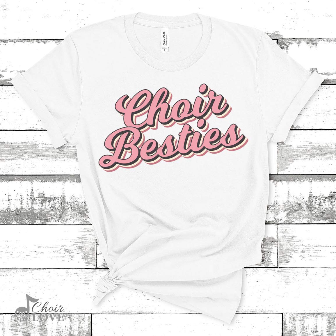 Gift For Best Friend, Choir Gift, Singer Gift, Choir Besties Unisex Jersey Short-Sleeve T-Shirt