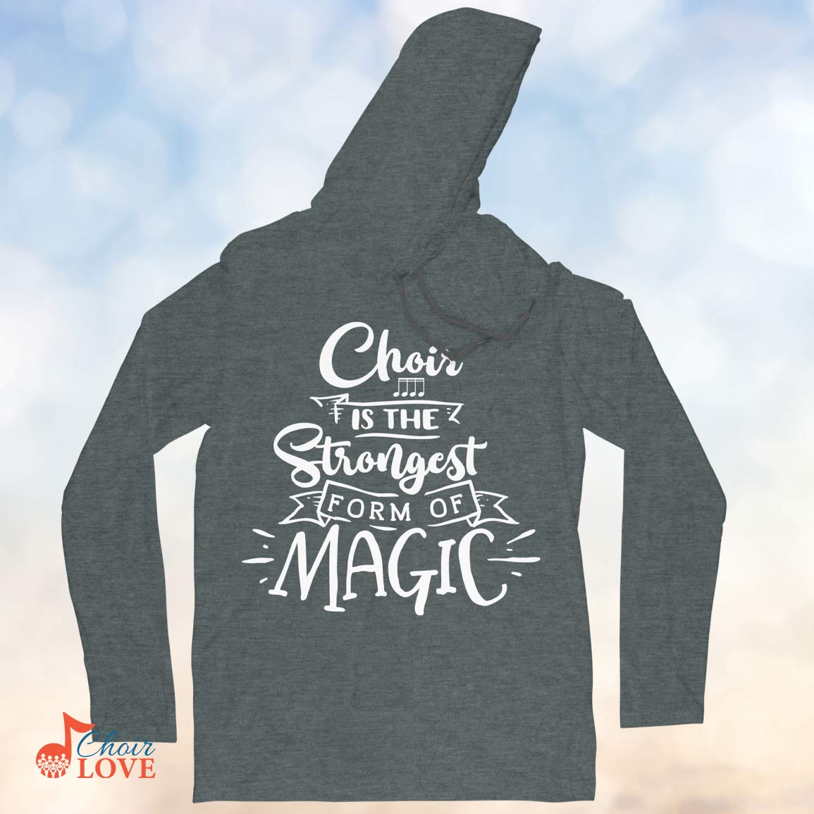 Music Gift, Gifts For Singer, Choir, Musical Theatre, Music Shirt, Choir Is The Strongest Form Of Magic Unisex Long Sleeve T-Shirt Hoodie