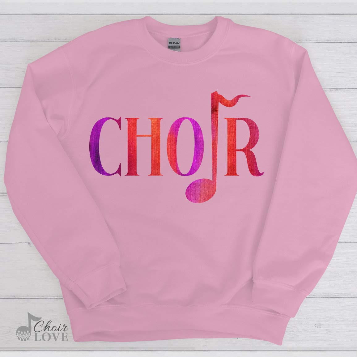 Gift For Choir, Singer Gift, Choir Director, Choir Quarter Note Crewneck Pullover Sweatshirt