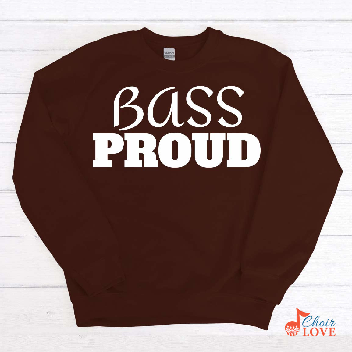 Music Gift, Gifts For Singer, Choir, Musician, Barbershop, Chorus Shirt, Bass Proud Unisex Crewneck Pullover Sweatshirt