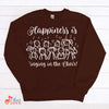 Music Gift, Gifts For Singer, Choir, Chorister, Musical Theatre, Happiness Is Singing In The Choir Crewneck Pullover Sweatshirt