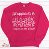 Music Gift, Gifts For Singer, Choir, Chorister, Musical Theatre, Happiness Is Singing In The Choir Crewneck Pullover Sweatshirt