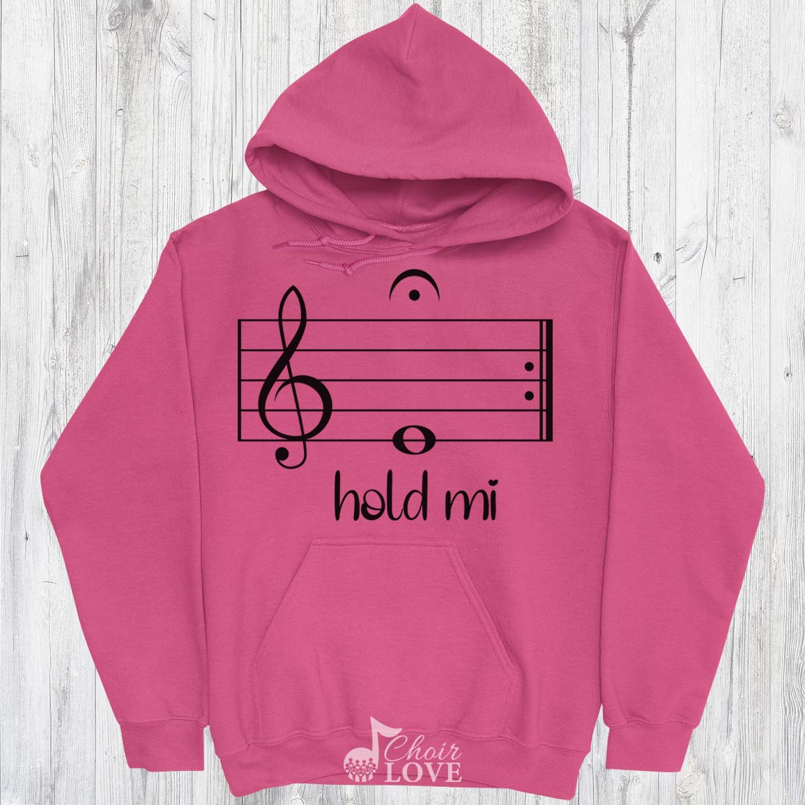 Music Shirt, Fun Music Saying, Gift For Singers, Hold Mi Unisex Pullover Hoodie 8 oz.