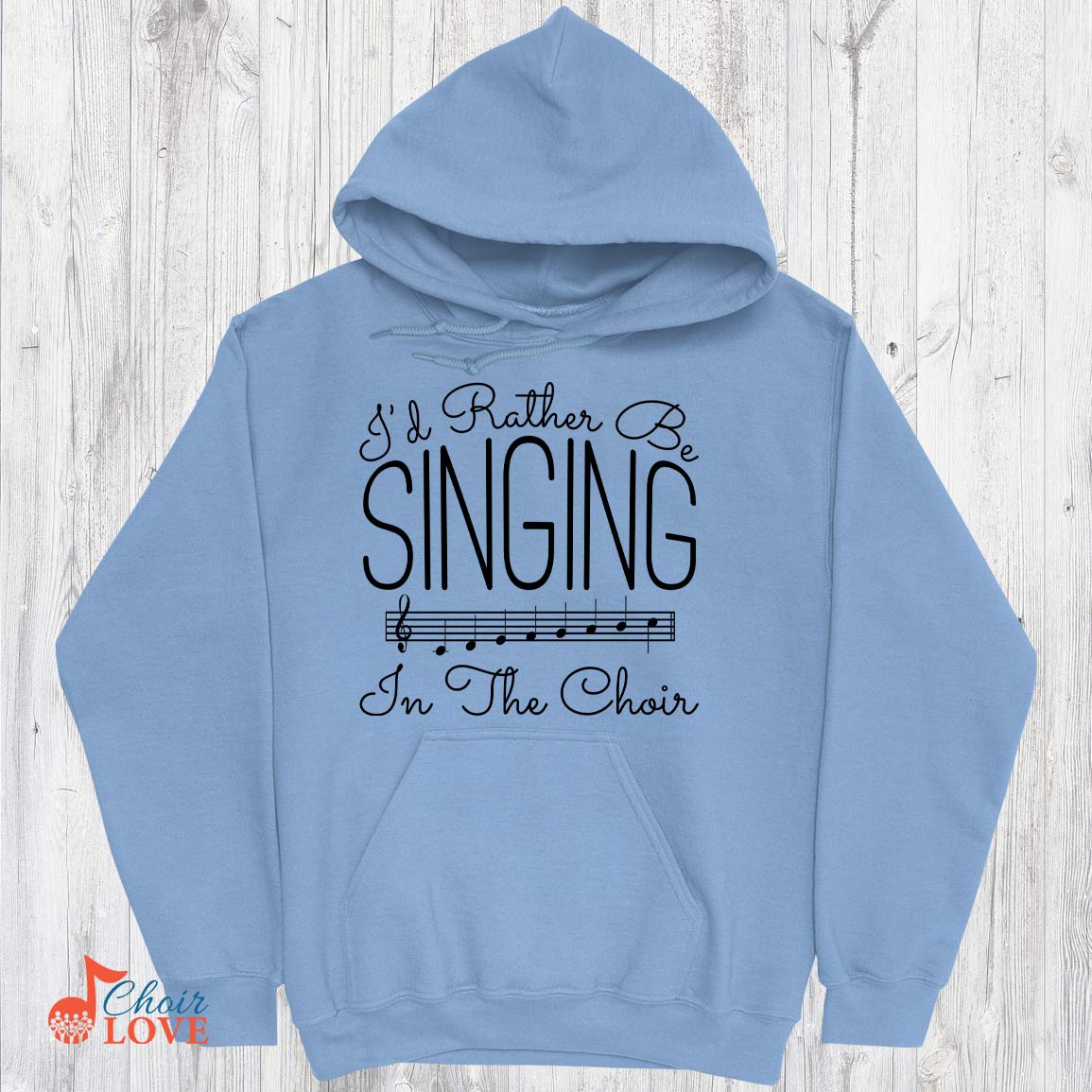 Music Gift, Gifts For Singer, Choir, Chorister, Musician, I'd Rather Be Singing In The Choir Crewneck Pullover Sweatshirt