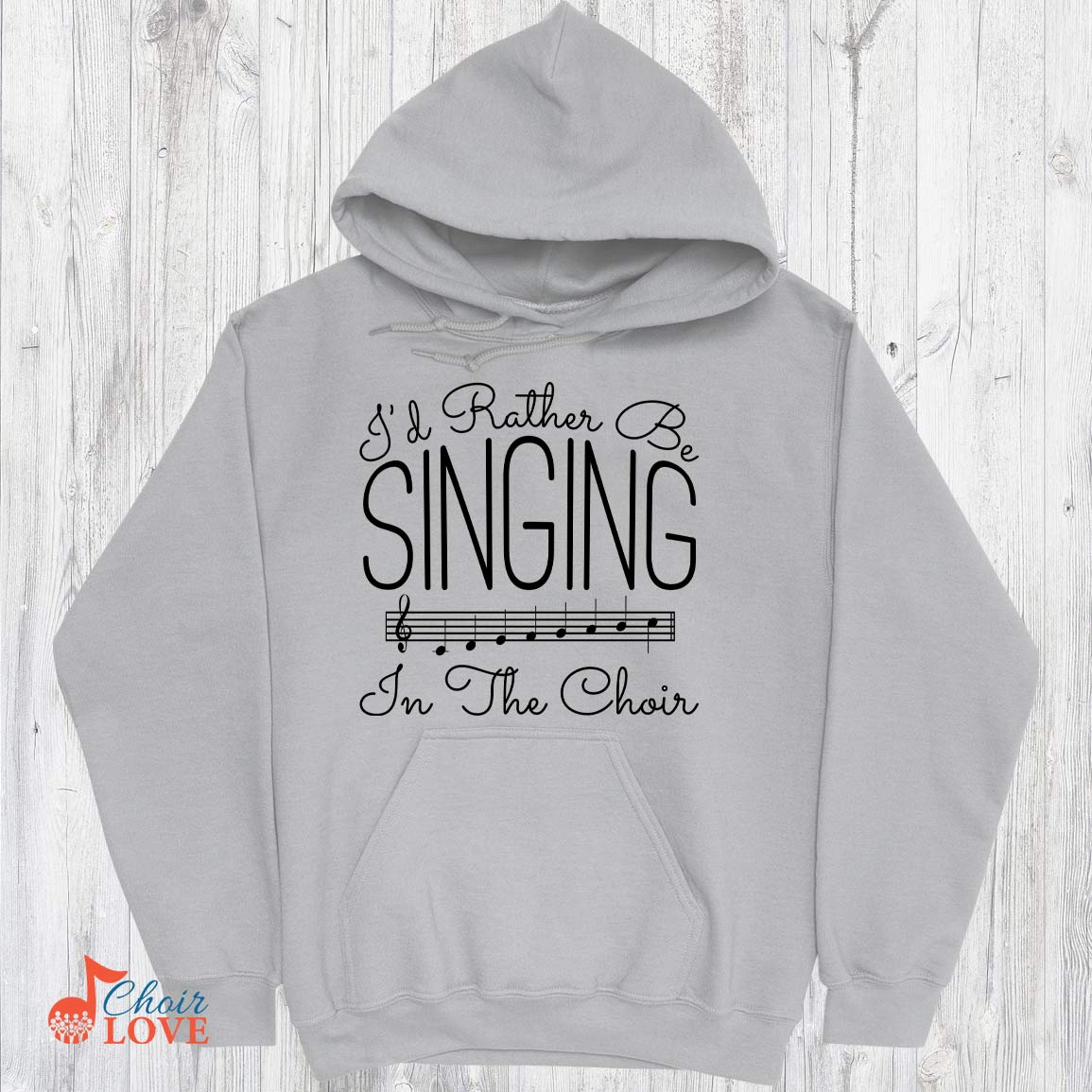 Music Gift, Gifts For Singer, Choir, Chorister, Musician, I'd Rather Be Singing In The Choir Crewneck Pullover Sweatshirt