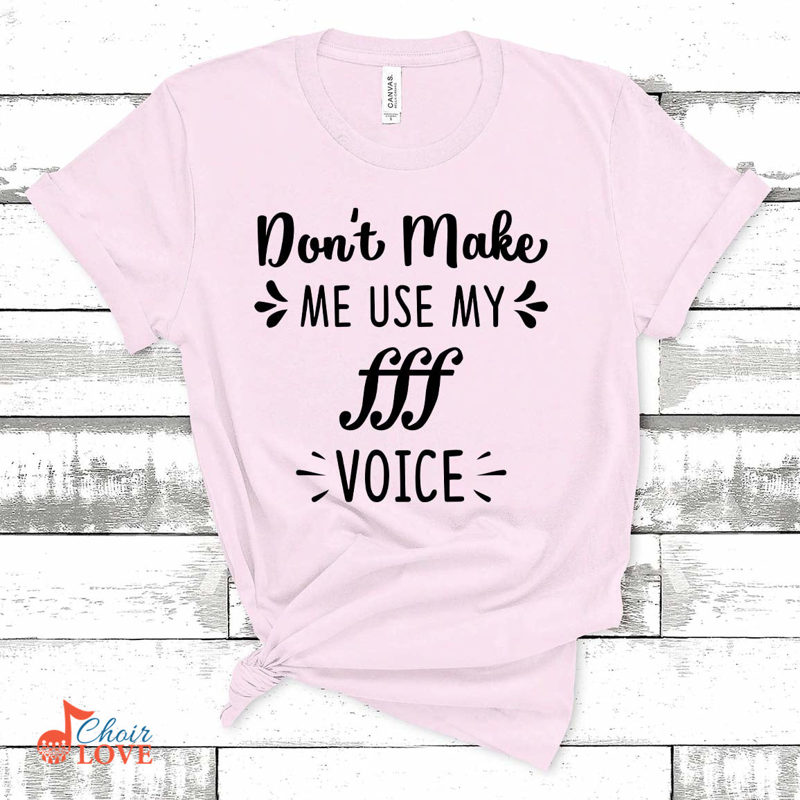 Music Gift, Gifts For Singer, Choir, Vocalist, Musical Theatre, Don't Make Me Use My Triple Forte Voice Unisex Jersey Short-Sleeve T-Shirt