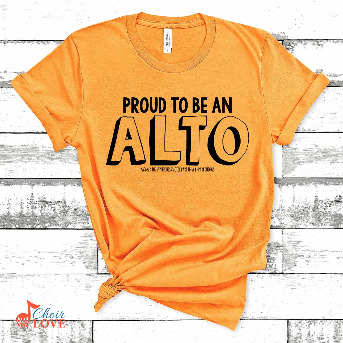 Music Gift, Gifts For Singer, Choir, Altos, Musical Theatre, Vocalist, Proud To Be An Alto Unisex Jersey Short-Sleeve T-Shirt