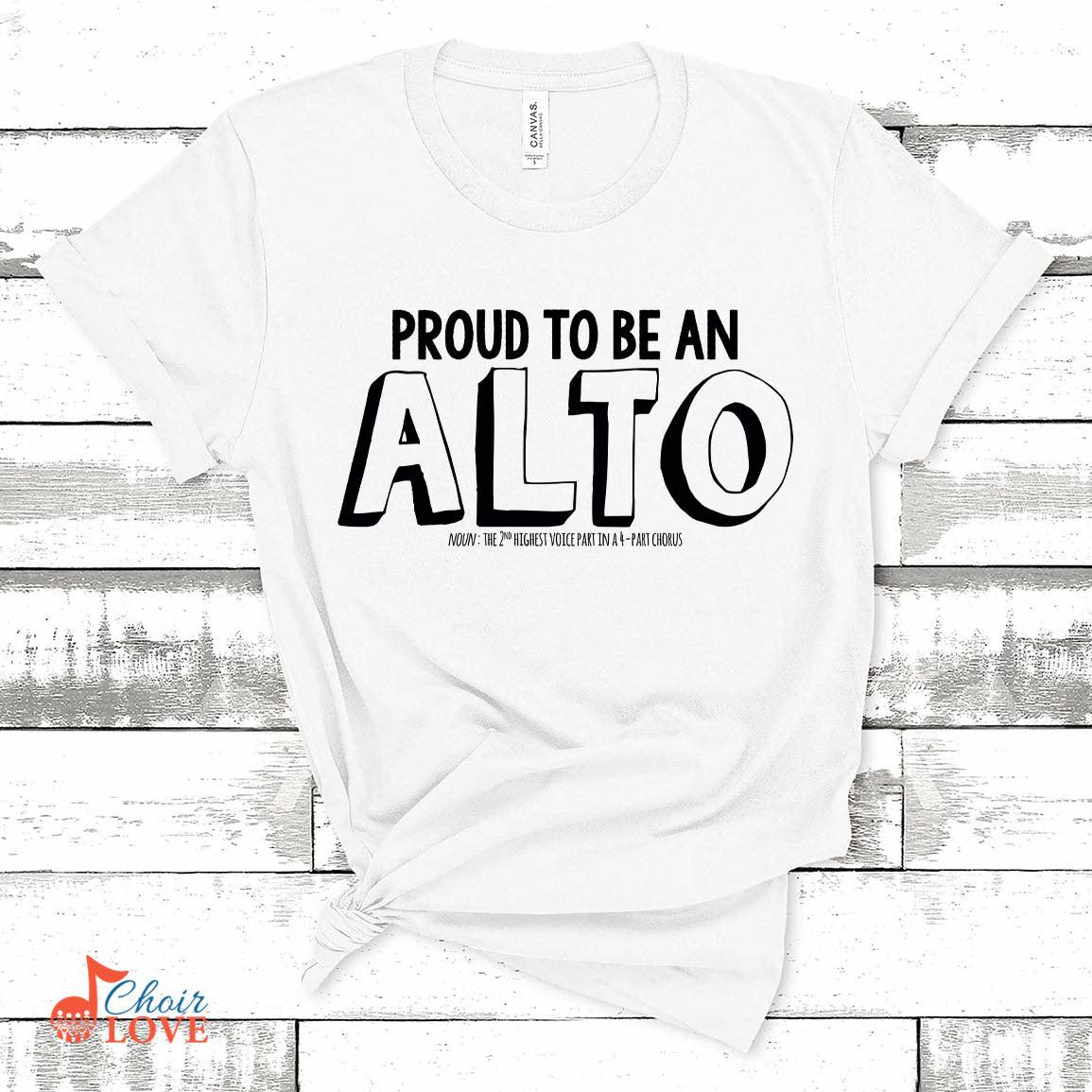 Music Gift, Gifts For Singer, Choir, Altos, Musical Theatre, Vocalist, Proud To Be An Alto Unisex Jersey Short-Sleeve T-Shirt