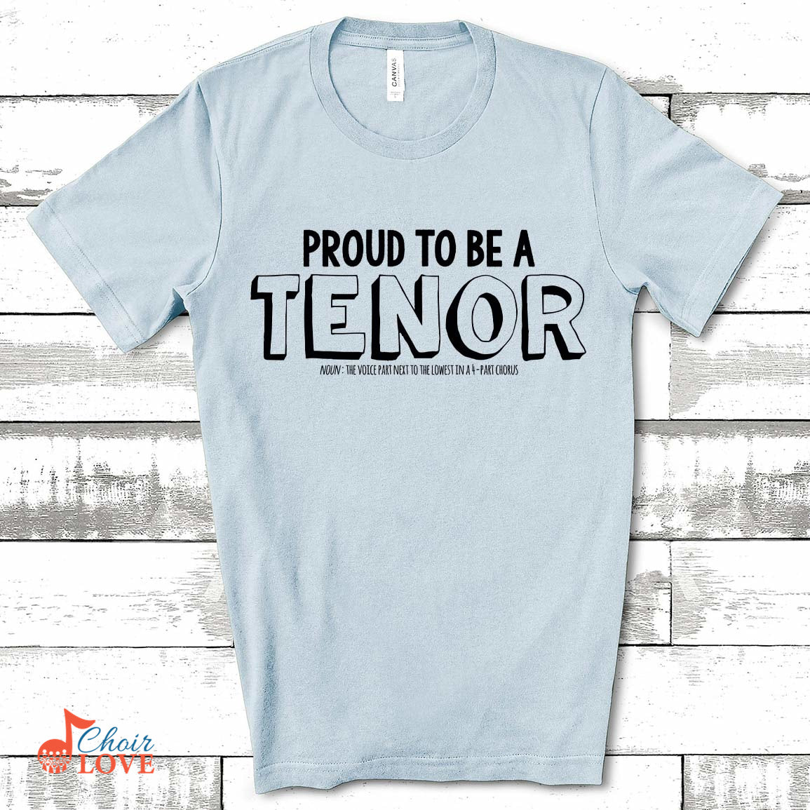 Music Gift, Gifts For Singer, Tenor, Choir, Musical Theatre, Proud To Be A Tenor Unisex Jersey Short-Sleeve T-Shirt