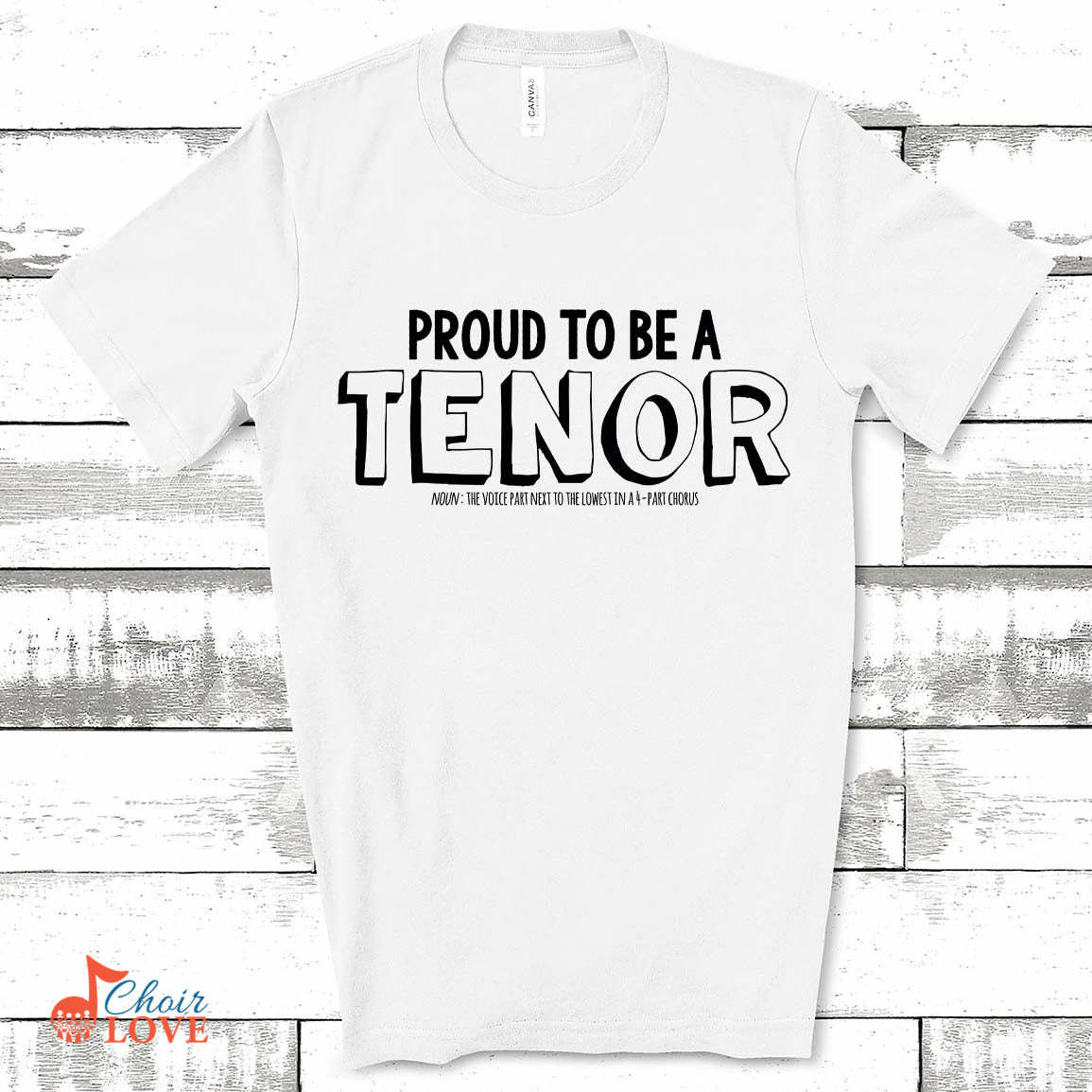 Music Gift, Gifts For Singer, Tenor, Choir, Musical Theatre, Proud To Be A Tenor Unisex Jersey Short-Sleeve T-Shirt