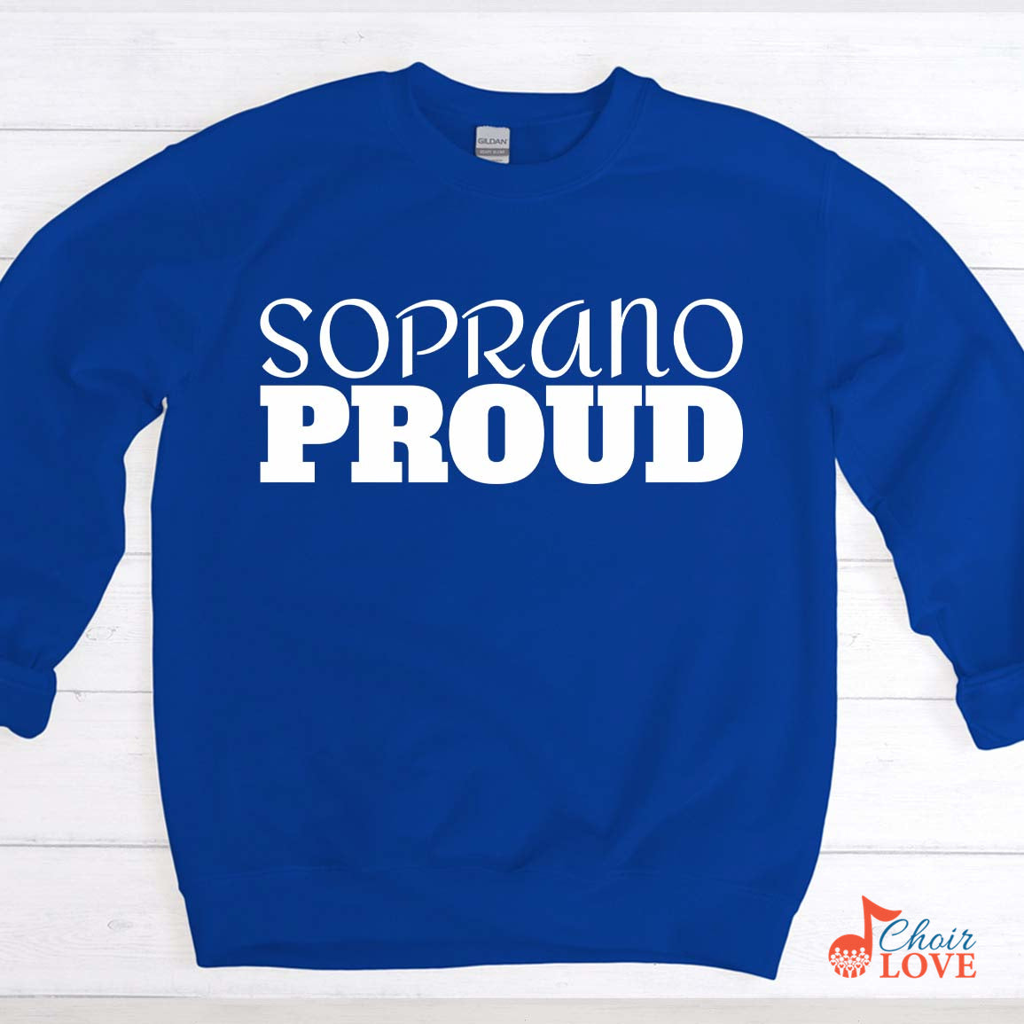 Music Gift, Gifts For Singer, Soprano, Soloist, Choir, Opera, Musical Theatre, Soprano Proud Crewneck Pullover Sweatshirt