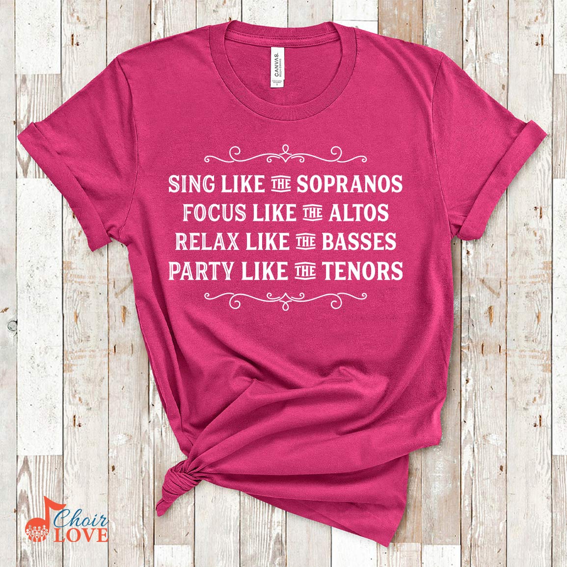 Gifts For Singers, Musical Theatre, Choir, Choir Director, Sing Like The Unisex Jersey Short-Sleeve T-Shirt