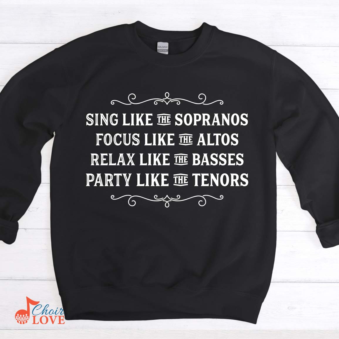 Music Shirt, Gifts For Singer, Musician, Chorus, Choir, Sing Like The Crewneck Pullover Sweatshirt