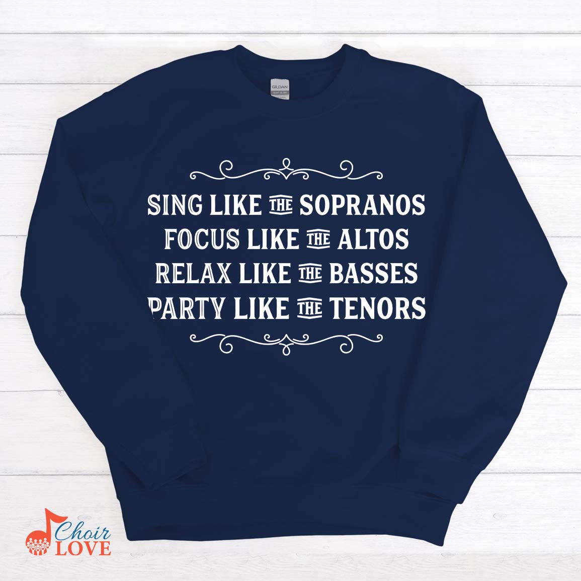 Music Shirt, Gifts For Singer, Musician, Chorus, Choir, Sing Like The Crewneck Pullover Sweatshirt