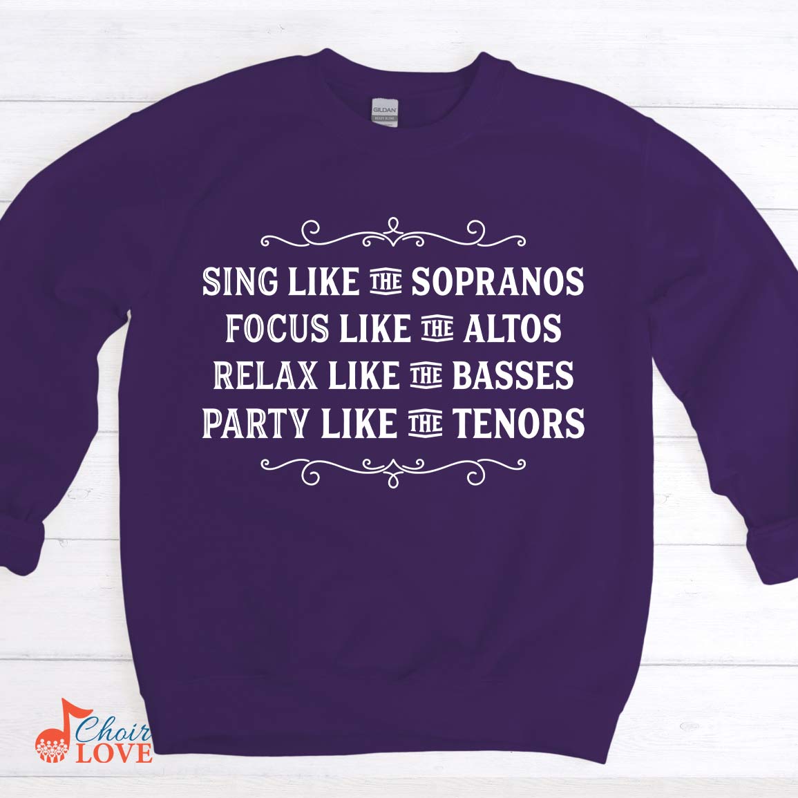 Music Shirt, Gifts For Singer, Musician, Chorus, Choir, Sing Like The Crewneck Pullover Sweatshirt