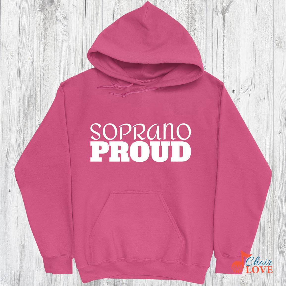 Music Gift, Gifts For Singer, Soprano, Vocalist, Choir, Musical Theatre, Soprano Proud Pullover Hoodie