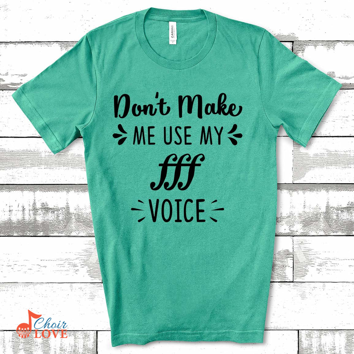 Music Gift, Gifts For Singer, Choir, Vocalist, Musical Theatre, Don't Make Me Use My Triple Forte Voice Unisex Jersey Short-Sleeve T-Shirt