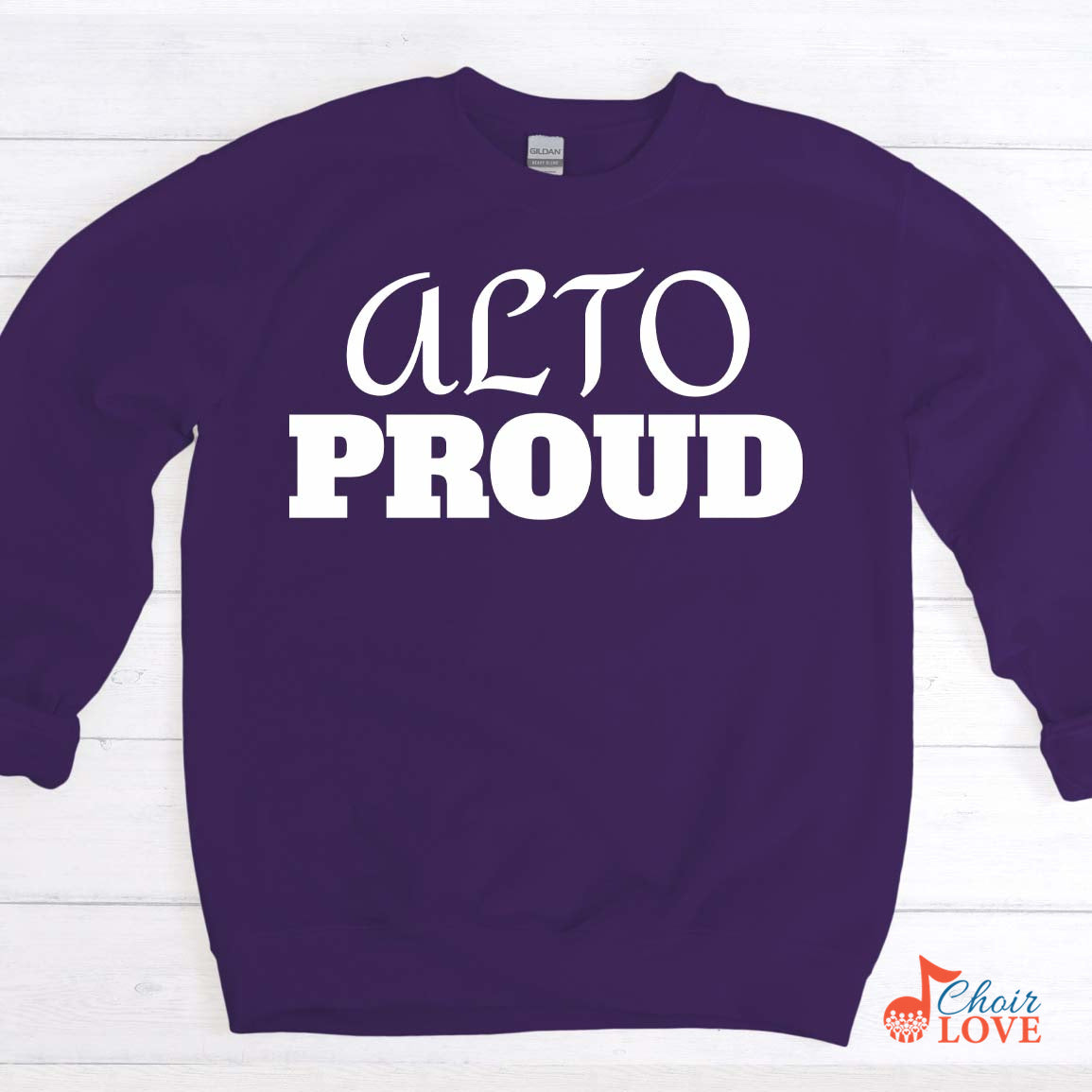 Music Gift, Gifts For Singer, Choir, Musical Theatre, Music Shirt, Alto Proud Unisex Crewneck Pullover Sweatshirt