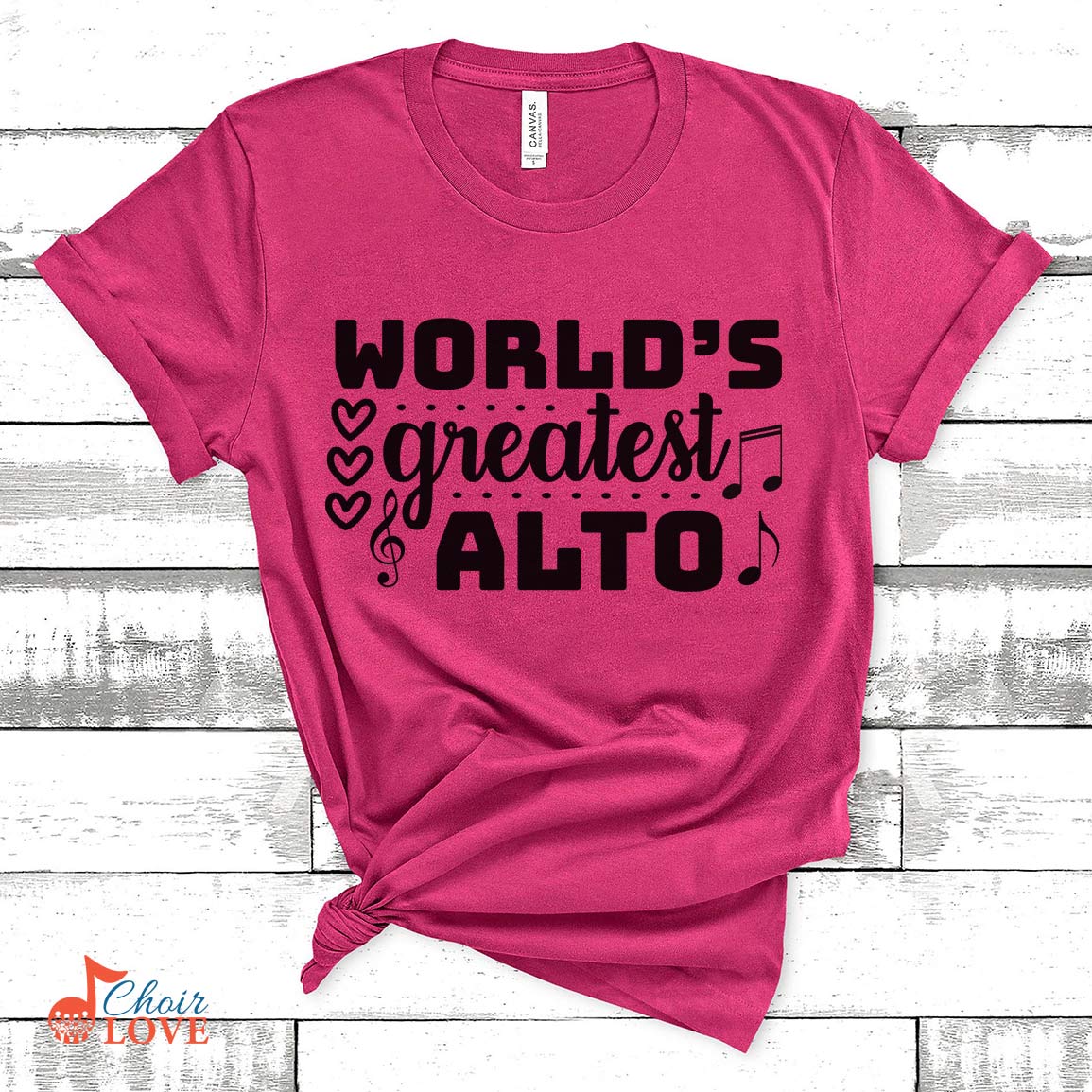 Gifts For Singer, Music Gift, Musical Theatre Gift, World's Greatest Alto Unisex Jersey Short-Sleeve T-Shirt