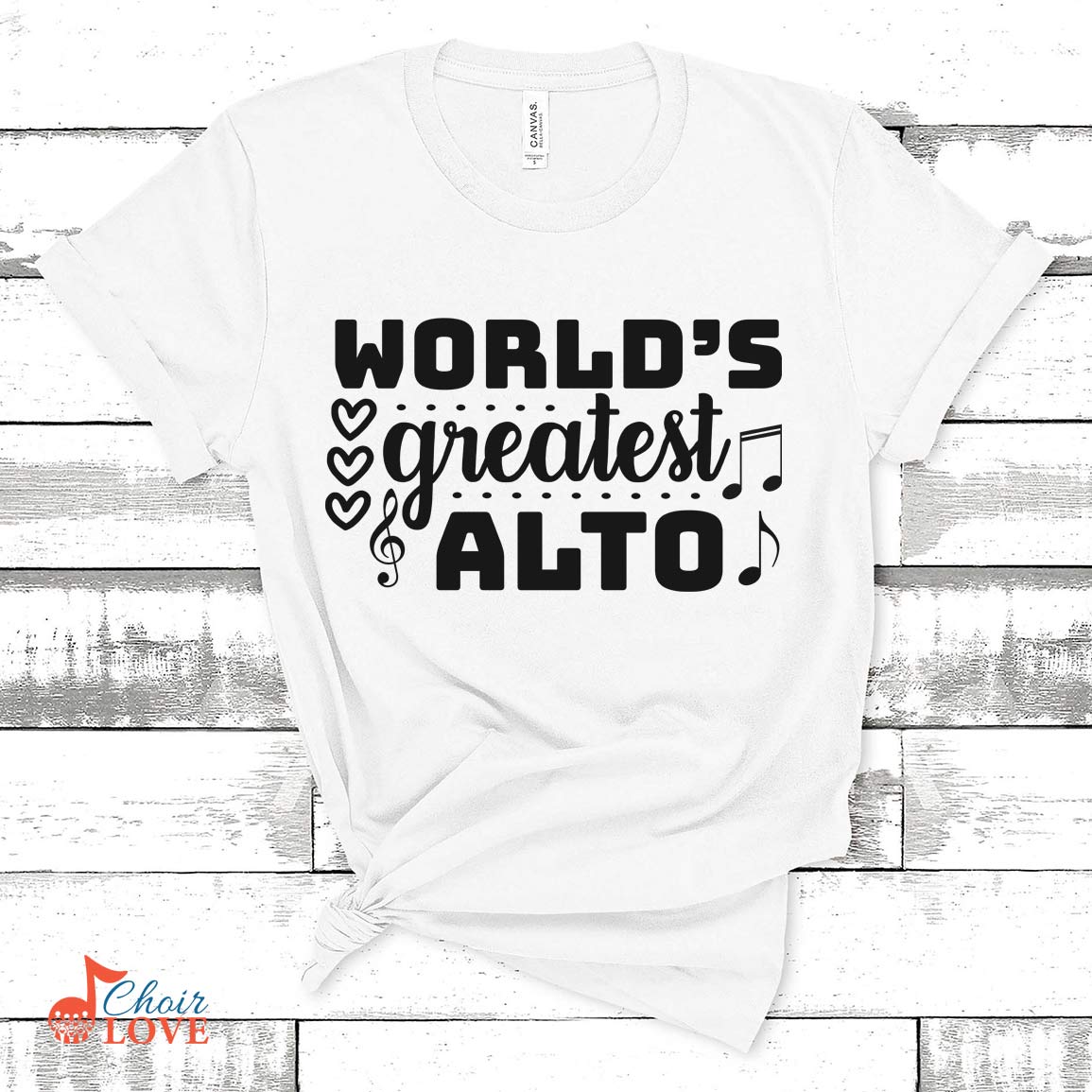 Gifts For Singer, Music Gift, Musical Theatre Gift, World's Greatest Alto Unisex Jersey Short-Sleeve T-Shirt