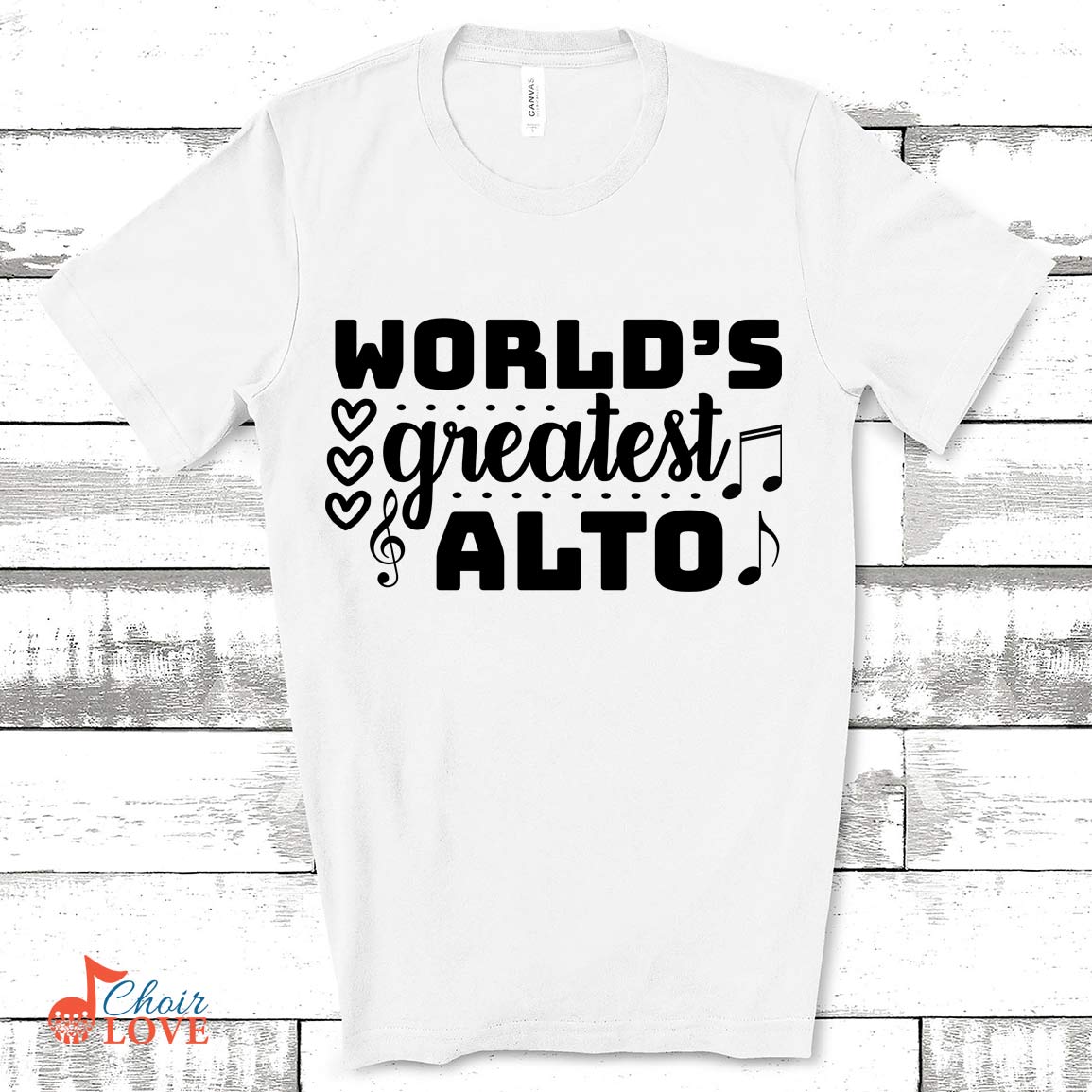 Gifts For Singer, Music Gift, Musical Theatre Gift, World's Greatest Alto Unisex Jersey Short-Sleeve T-Shirt