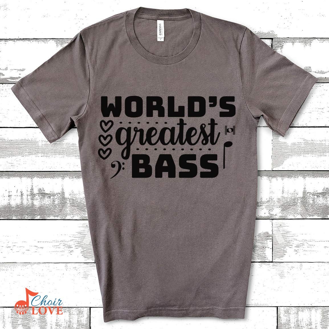 Gifts For Singer, Music Gift, Musical Theatre Gift, World's Greatest Bass Unisex Jersey Short-Sleeve T-Shirt