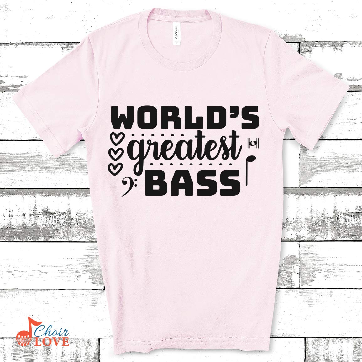 Gifts For Singer, Music Gift, Musical Theatre Gift, World's Greatest Bass Unisex Jersey Short-Sleeve T-Shirt