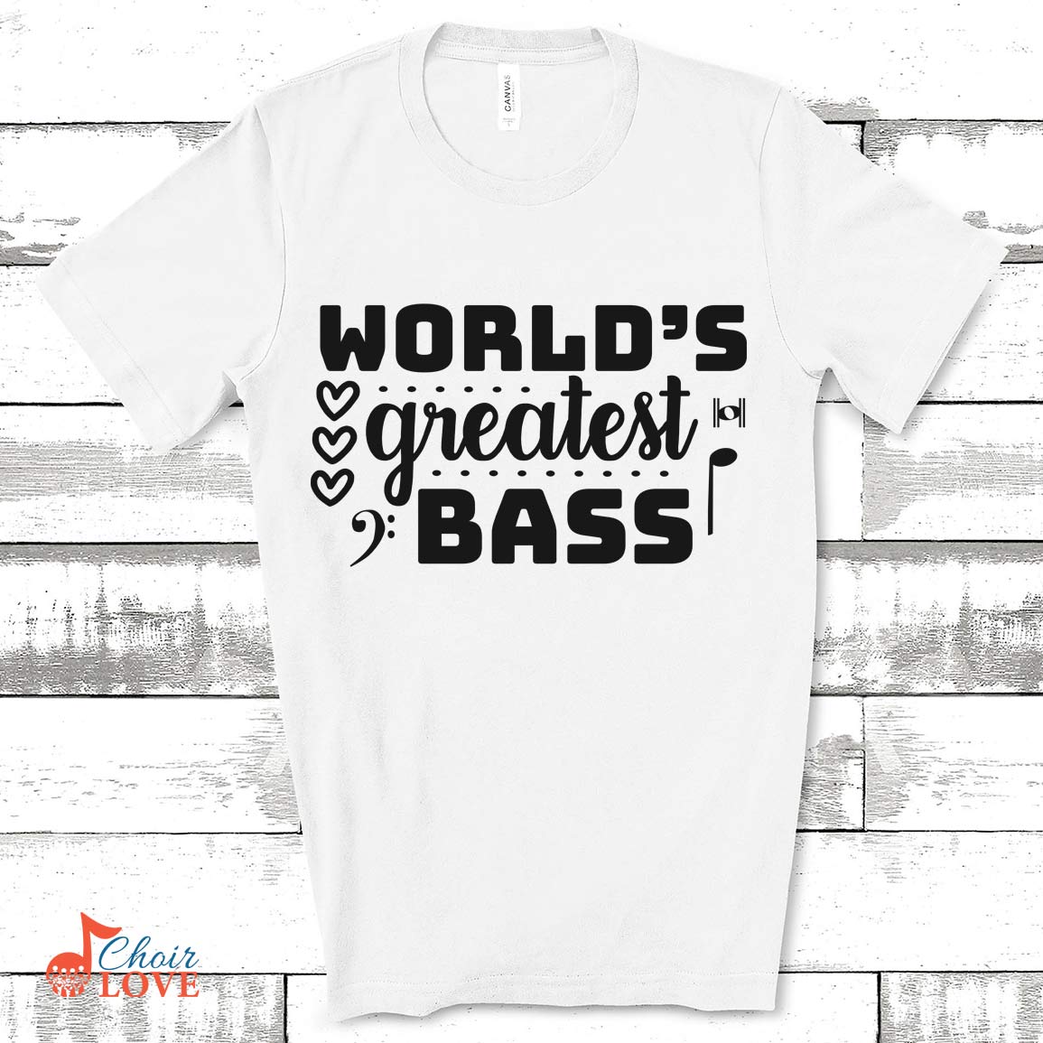 Gifts For Singer, Music Gift, Musical Theatre Gift, World's Greatest Bass Unisex Jersey Short-Sleeve T-Shirt