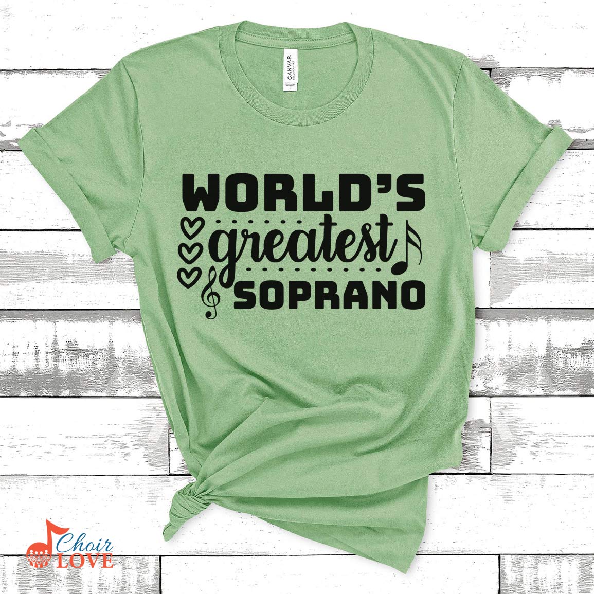 Gifts For Singer, Music Gift, Musical Theatre Gift, World's Greatest Soprano Unisex Jersey Short-Sleeve T-Shirt