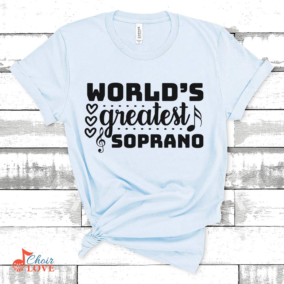 Gifts For Singer, Music Gift, Musical Theatre Gift, World's Greatest Soprano Unisex Jersey Short-Sleeve T-Shirt