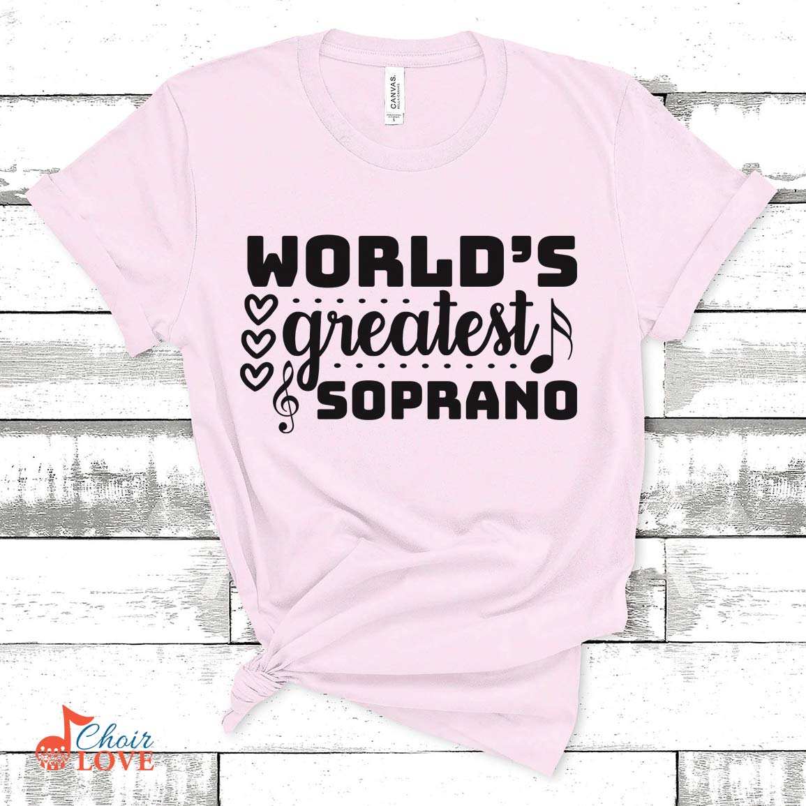 Gifts For Singer, Music Gift, Musical Theatre Gift, World's Greatest Soprano Unisex Jersey Short-Sleeve T-Shirt