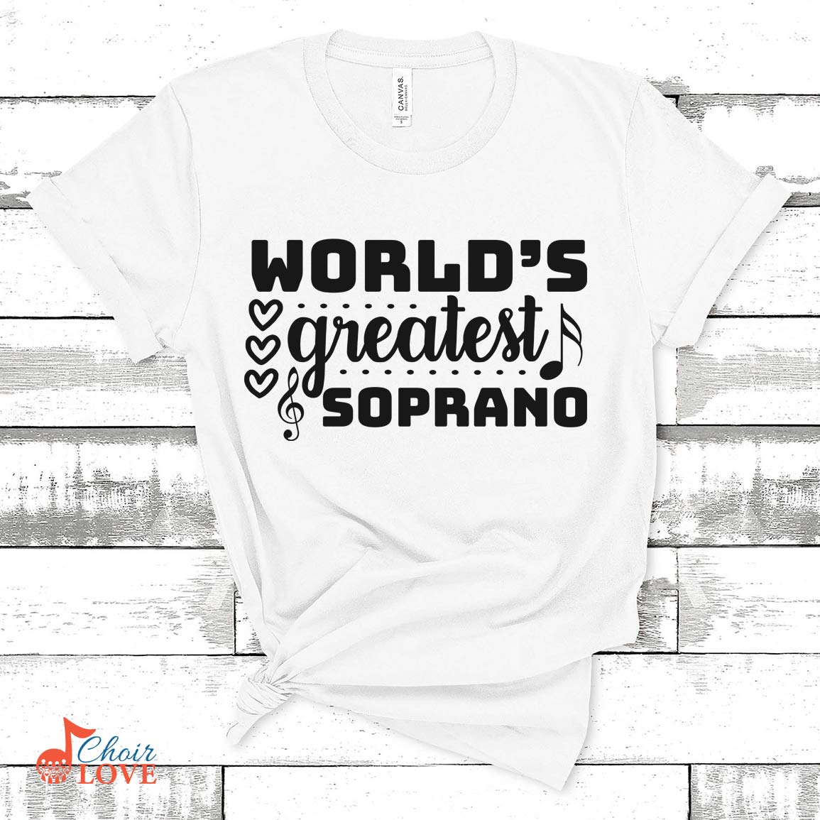 Gifts For Singer, Music Gift, Musical Theatre Gift, World's Greatest Soprano Unisex Jersey Short-Sleeve T-Shirt