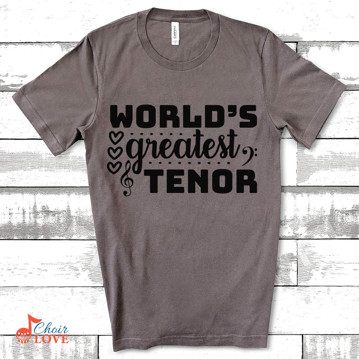 Gifts For Singer, Music Gift, Musical Theatre Gift, World's Greatest Tenor Unisex Jersey Short-Sleeve T-Shirt